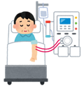 血液透析のイラスト